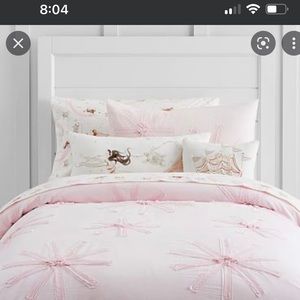 Pottery Barn Kids Sparkle Duvet cover and standard sham. Brand new….never used